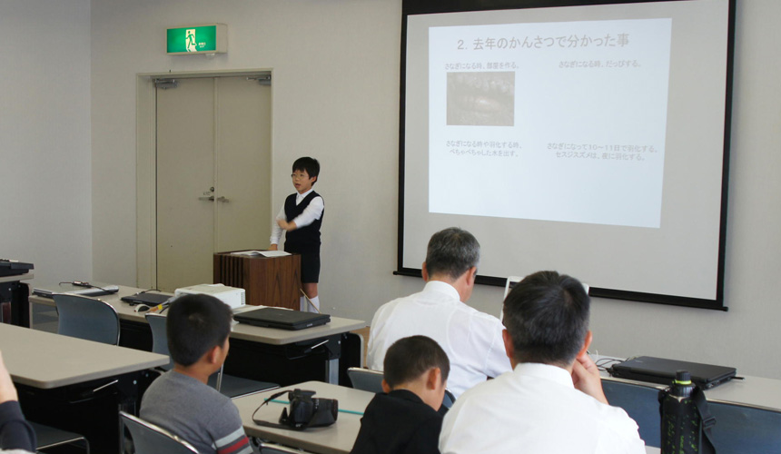 科学体験発表会写真