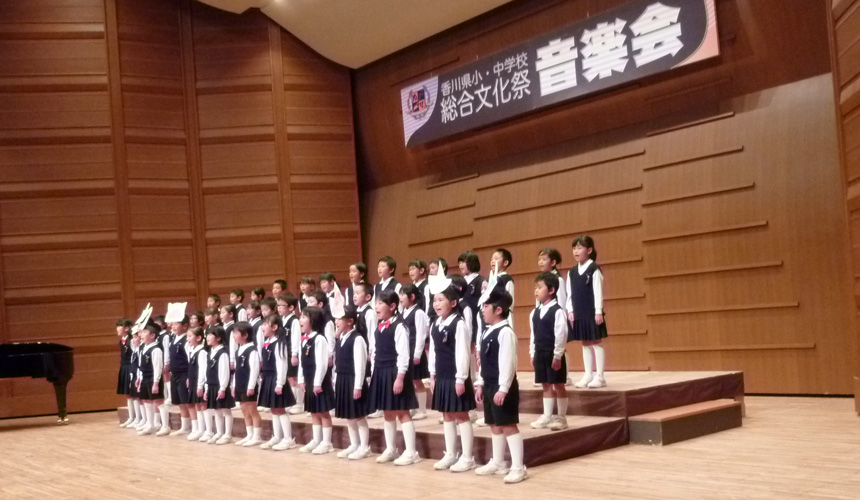 音楽会写真　小学生の部