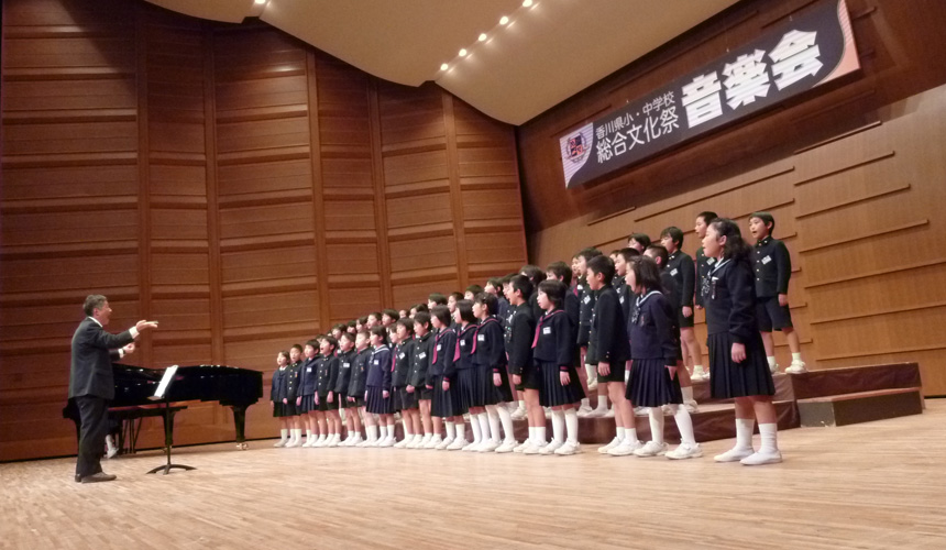 音楽会写真　小学生の部