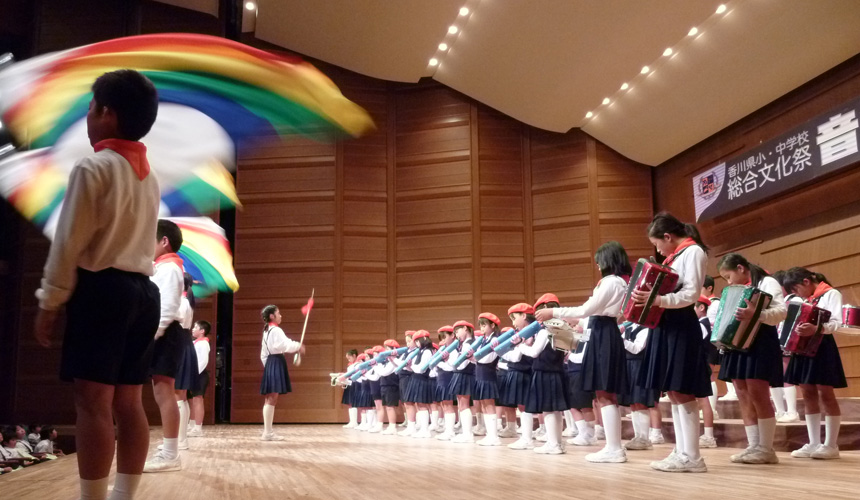 音楽会写真　小学生の部