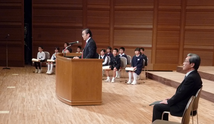 音楽会写真　小学生の部